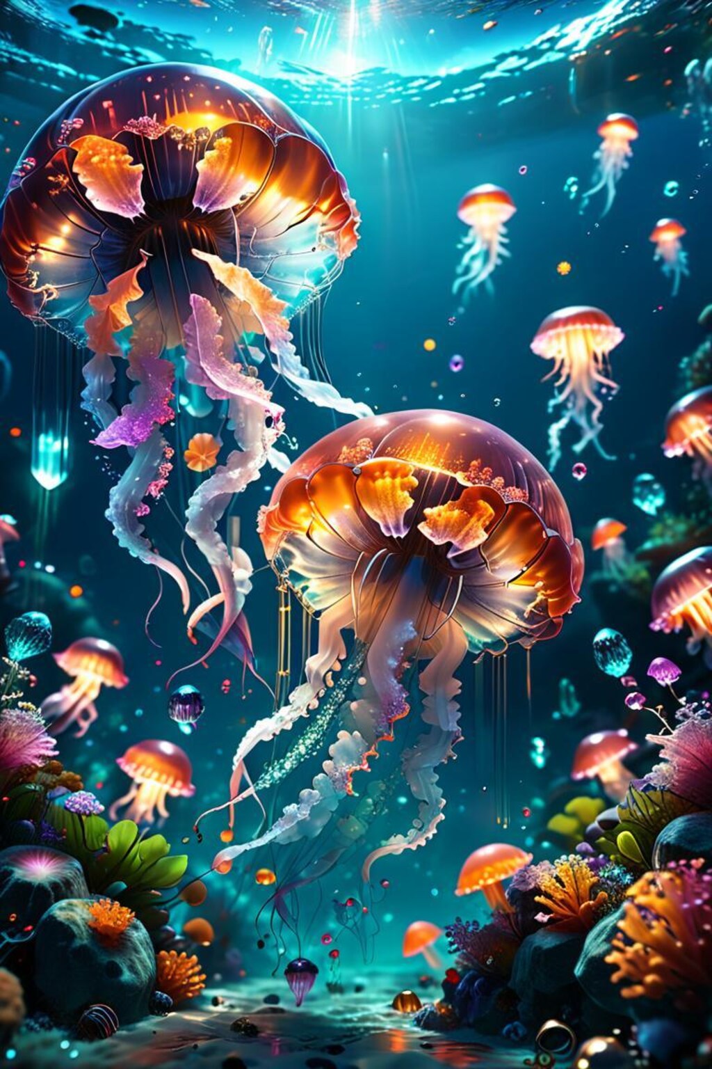 幻想的なクラゲ2