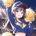 AQUAでデニム短パンのチアガール！ 2枚目