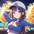 AQUAでデニム短パンのチアガール！ 3枚目