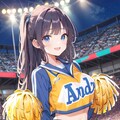 AQUAでデニム短パンのチアガール！ 4枚目