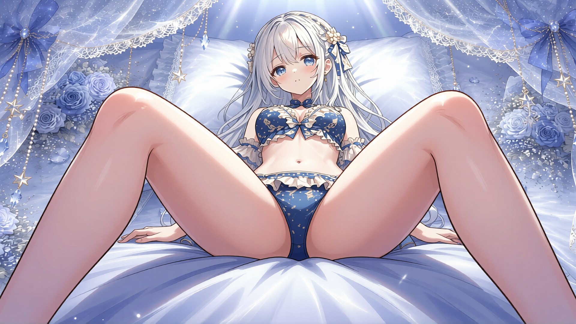 銀髪少女と水着　その19-6