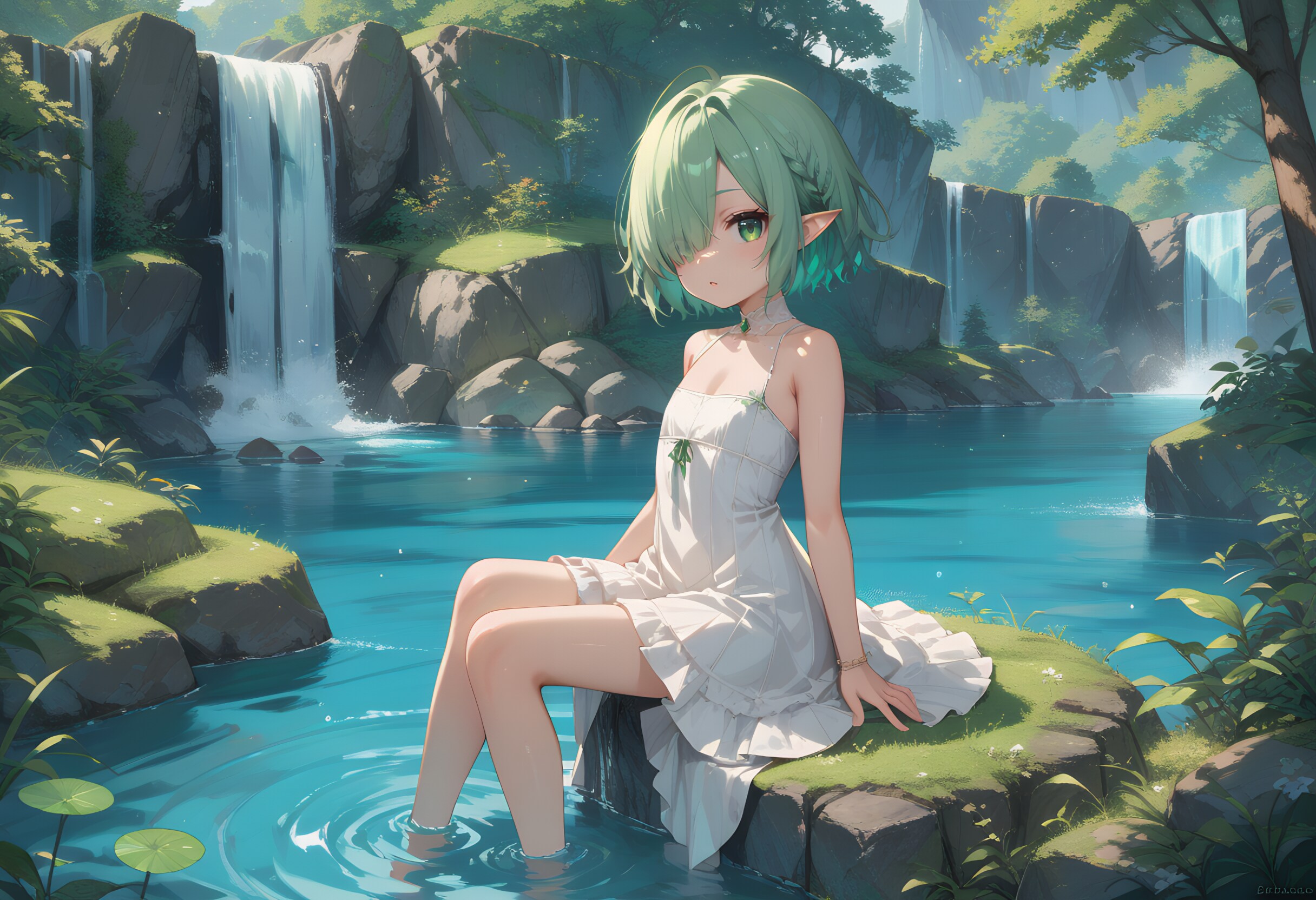 誰も知らない場所 | の人気AIイラスト・グラビア