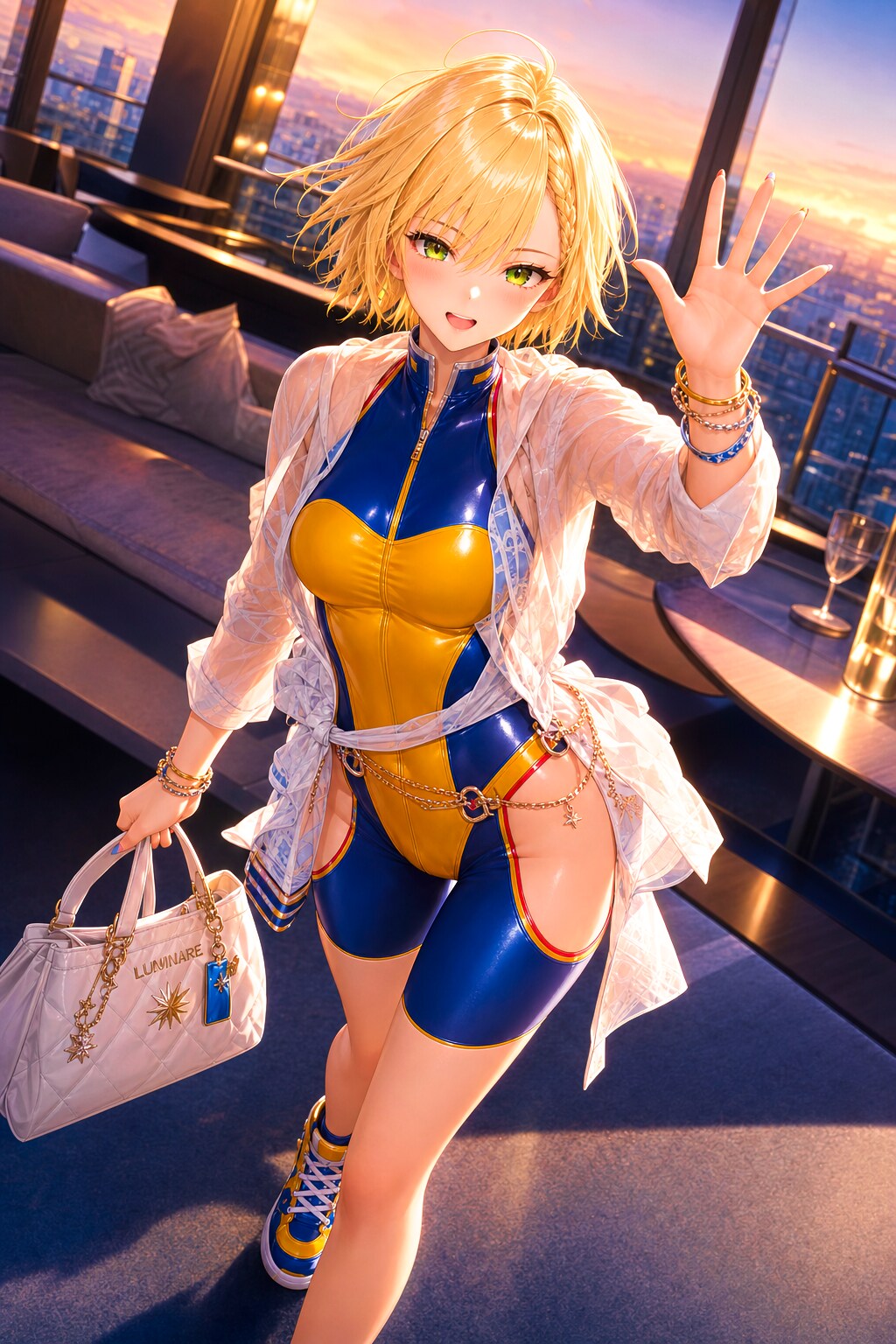 競泳スーツ×夏コーデ♡