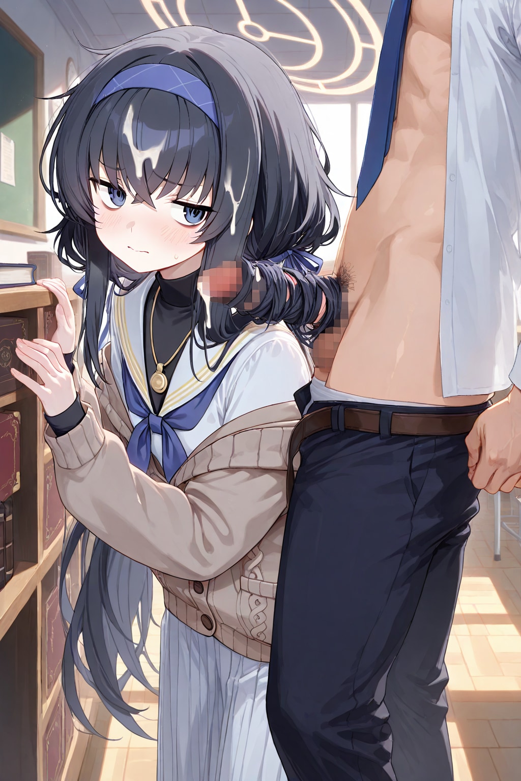 ブ〇アカ 髪コキ 2