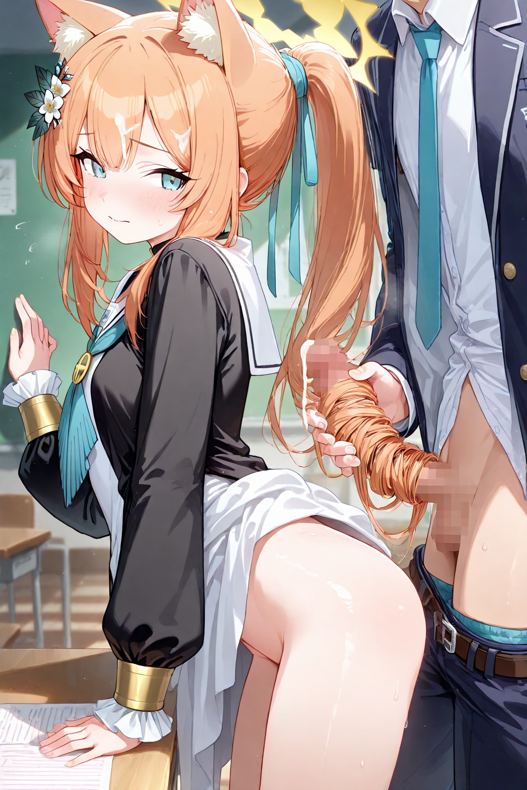 ブ〇アカ 髪コキ 2