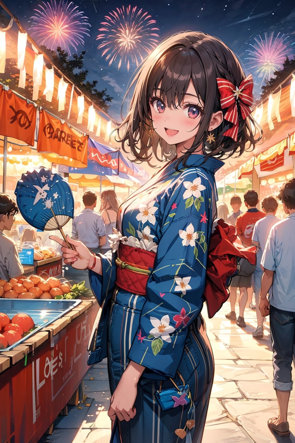 LARIPAZでTOPAZちゃん(夏祭り)