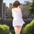 終末世界をタオル一丁でうろうろするお姉さん 8枚目