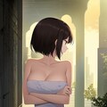 終末世界をタオル一丁でうろうろするお姉さん 9枚目
