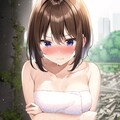 終末世界をタオル一丁でうろうろするお姉さん 3枚目