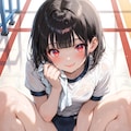 汗拭きブルマ娘 ~ 黒髪ボブのブルマ娘１５０ ~ 2枚目