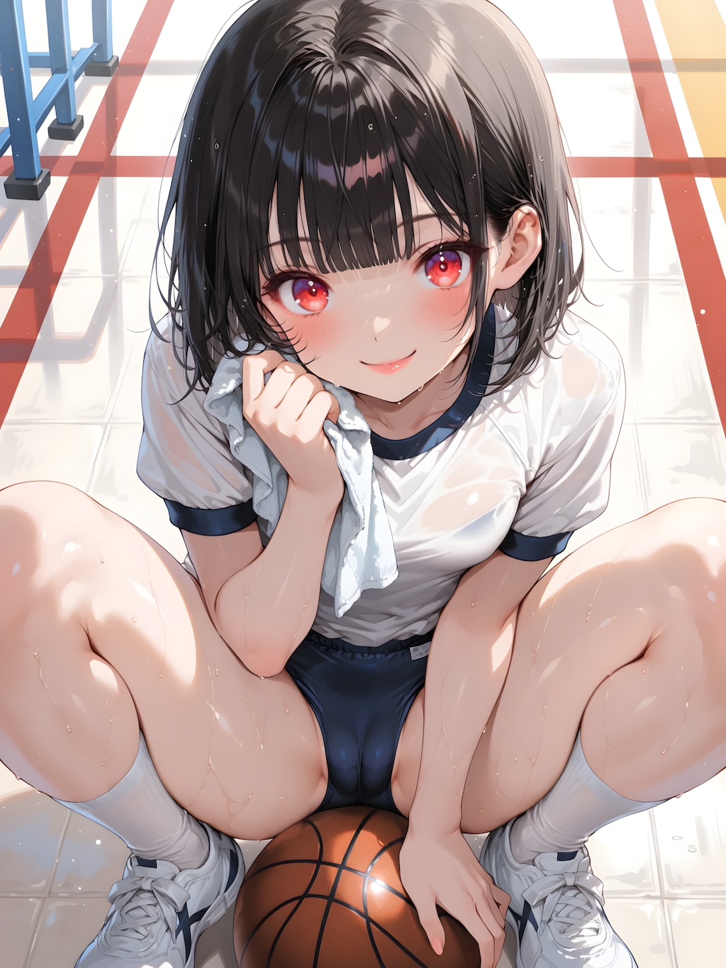 汗拭きブルマ娘 ~ 黒髪ボブのブルマ娘１５０ ~