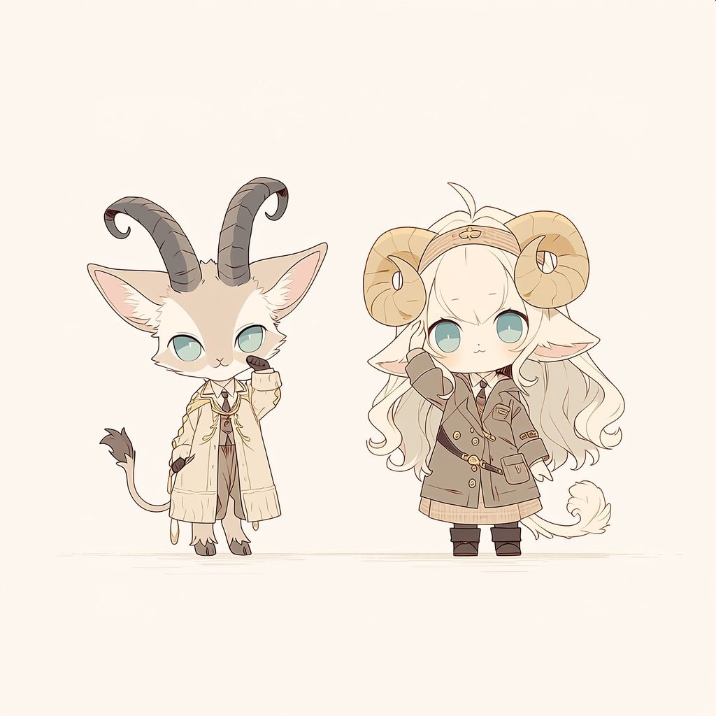 旅の途中のおしゃれアニマル