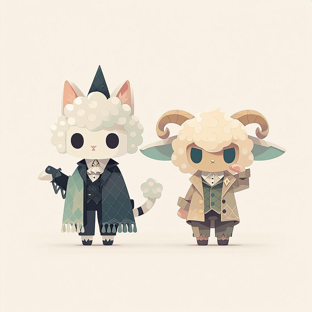 旅の途中のおしゃれアニマル