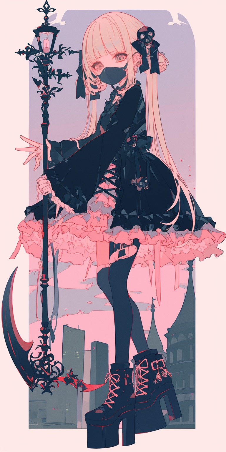 宵闇のロリータ | の人気AIイラスト・グラビア