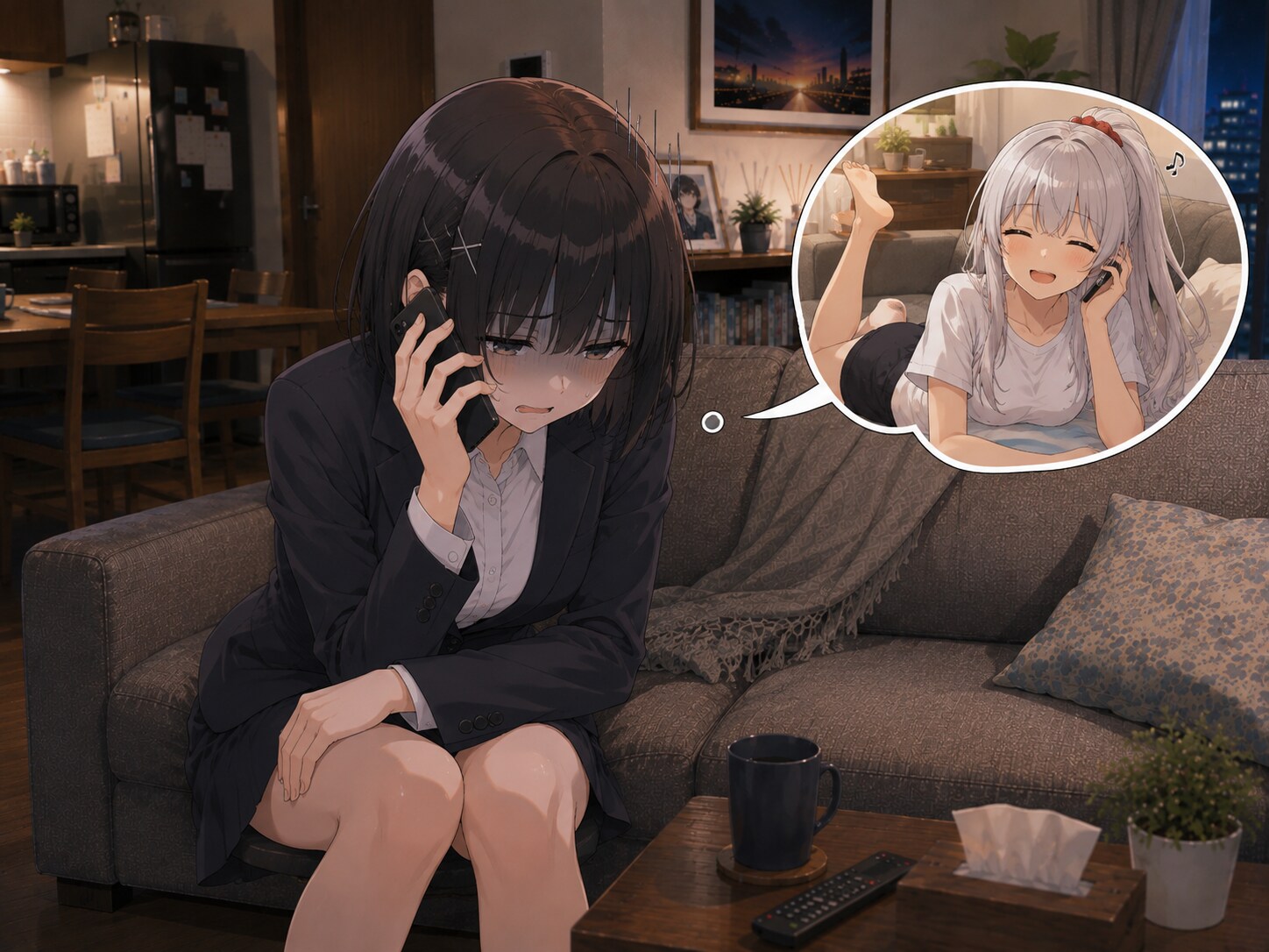 ショック‼️ | の人気AIイラスト・グラビア