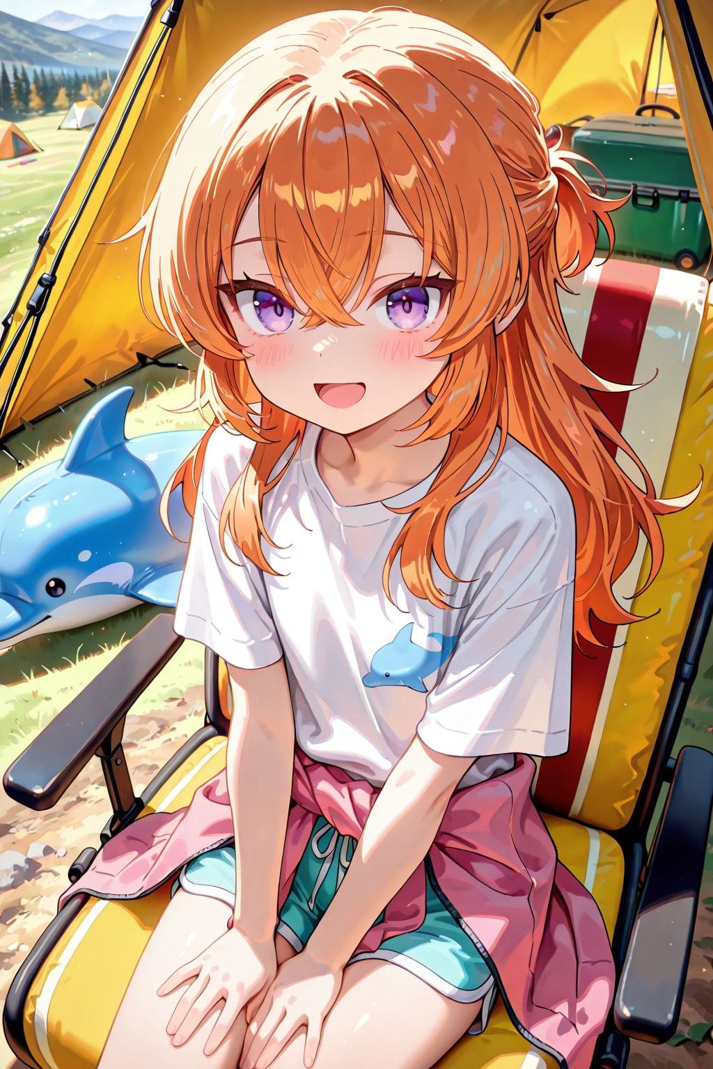 【✨🏕️ちちぷい公式投稿企画：アウトドア🌌✨】⛺キャンプを楽しむ兎河４姉兄妹弟🌠