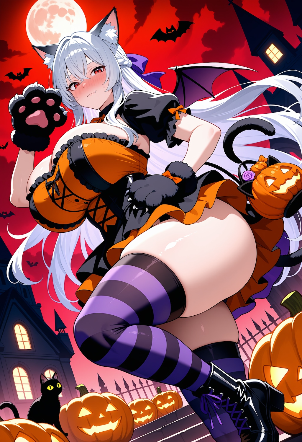 ハロウィンキャット魔王様