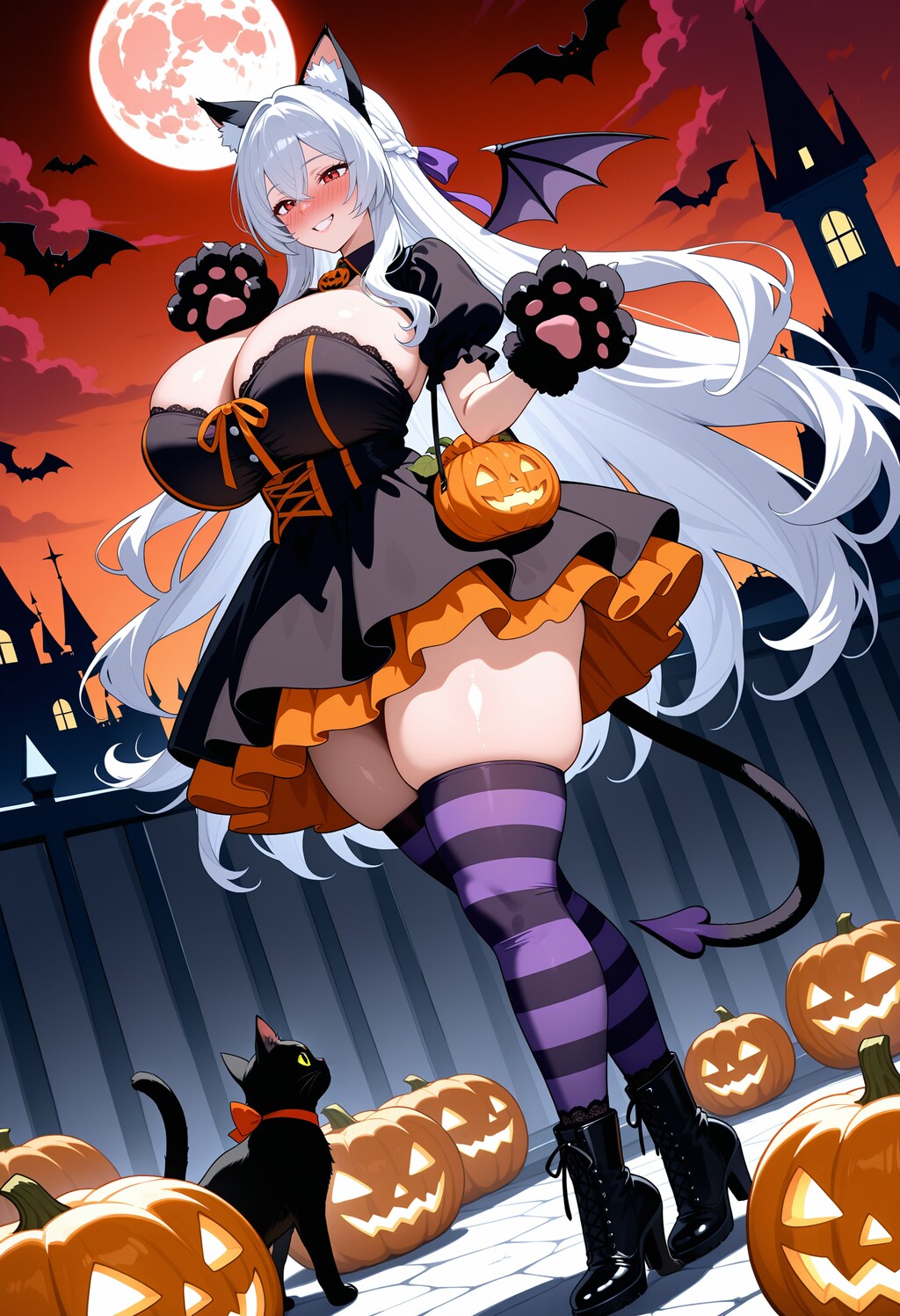 ハロウィンキャット魔王様