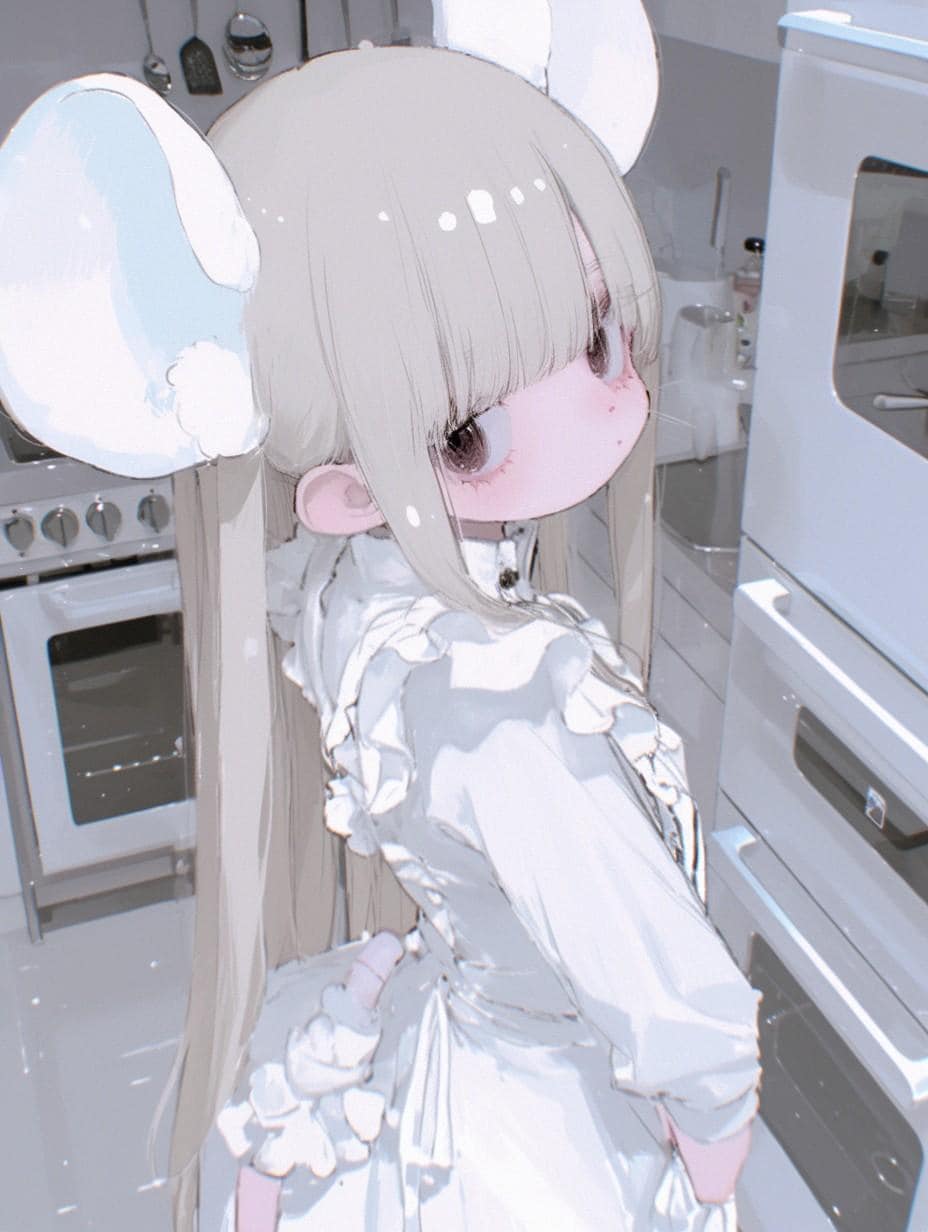 フリルエプロンは正義 | の人気AIイラスト・グラビア