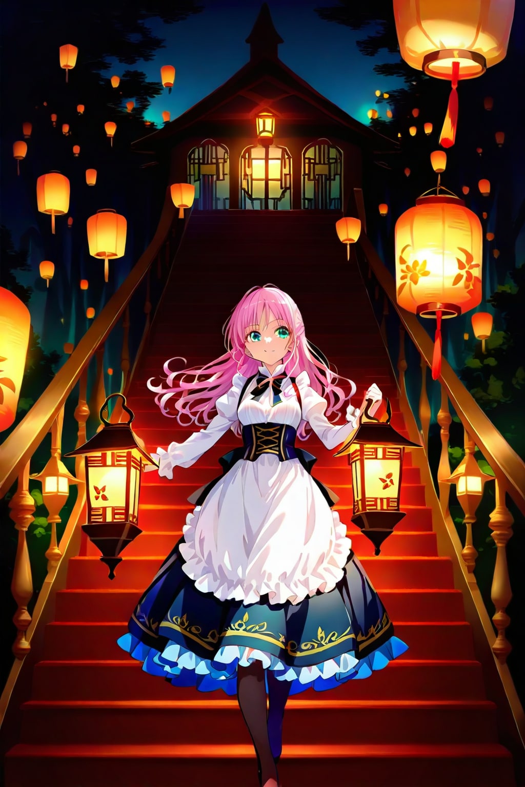 黄泉へ続く階段 | の人気AIイラスト・グラビア