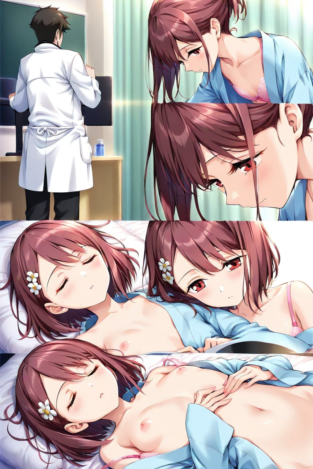 お医者さんに診てもらって・・・