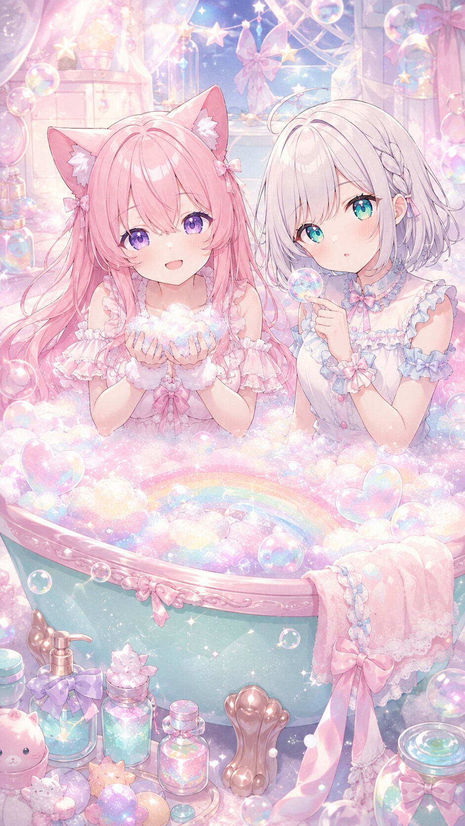虹の泡風呂🌈🛁【2/4】