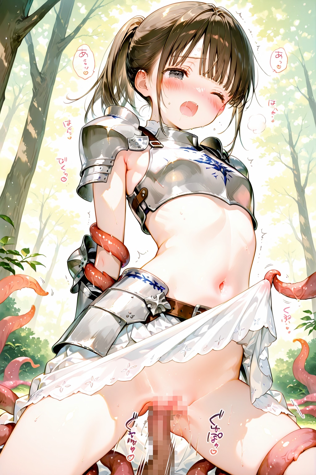 触手に襲われる女騎士雫ちゃんｗｗ