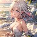 夏と海と朝陽と おはようございます 2枚目