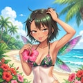 ハチドリ擬人化(日焼け跡失敗) 3枚目