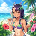 ハチドリ擬人化(日焼け跡失敗) 4枚目