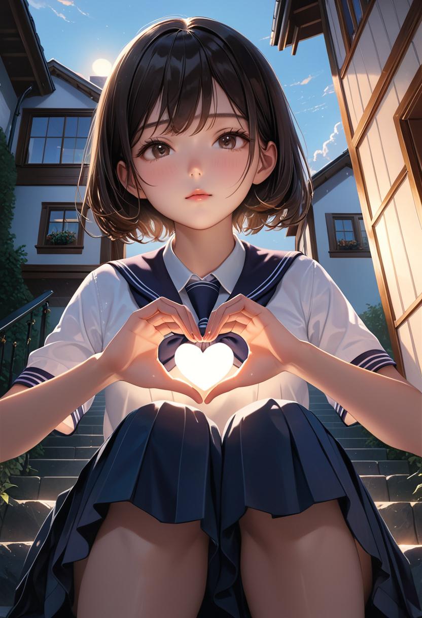 この光、見える？