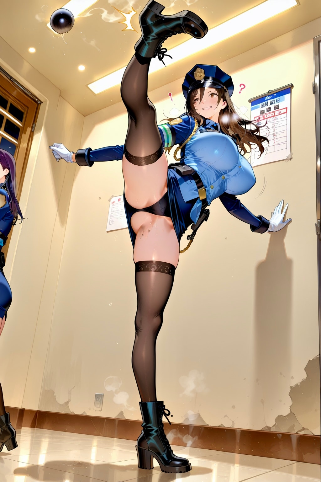 タマに当たっちまったか？