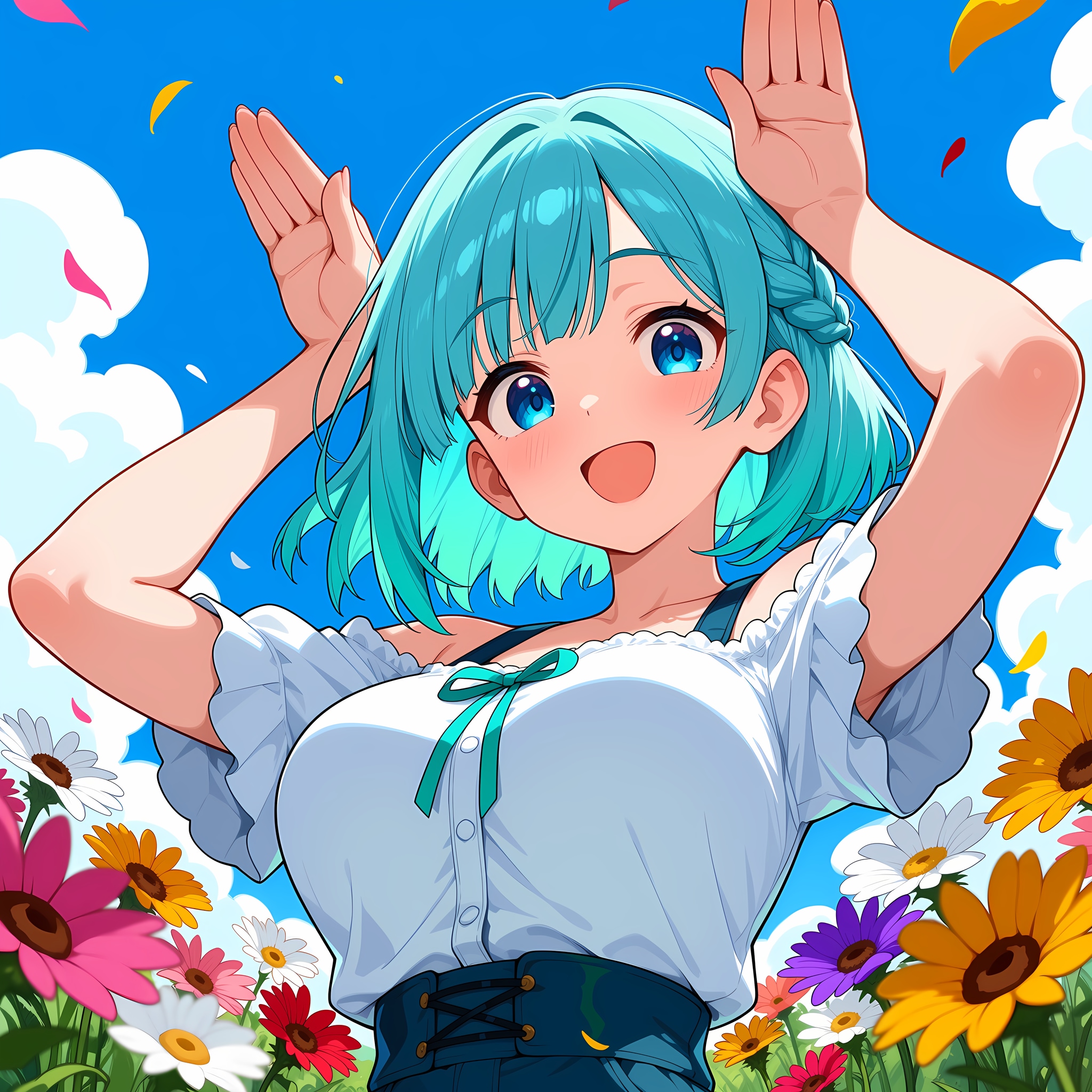 8/4　おはよウサギ | の人気AIイラスト・グラビア