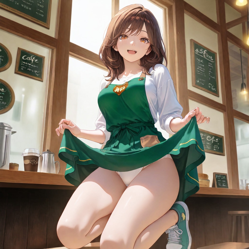 カフェ店員さん