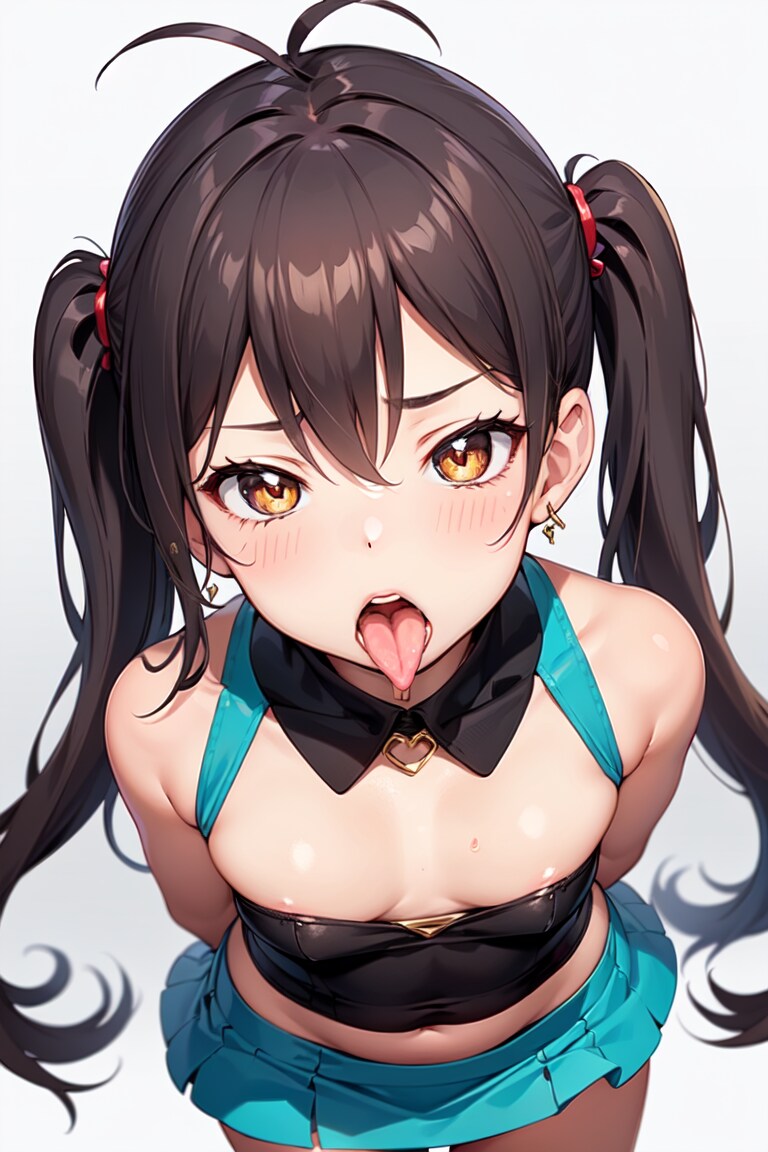 どうせ、ぺったんこですよっ！ベェ〜