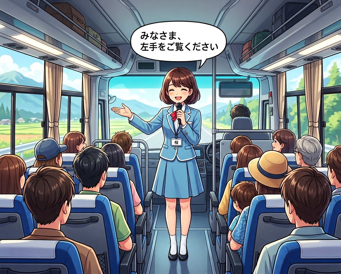 バスガイドの右手 | の人気AIイラスト・グラビア