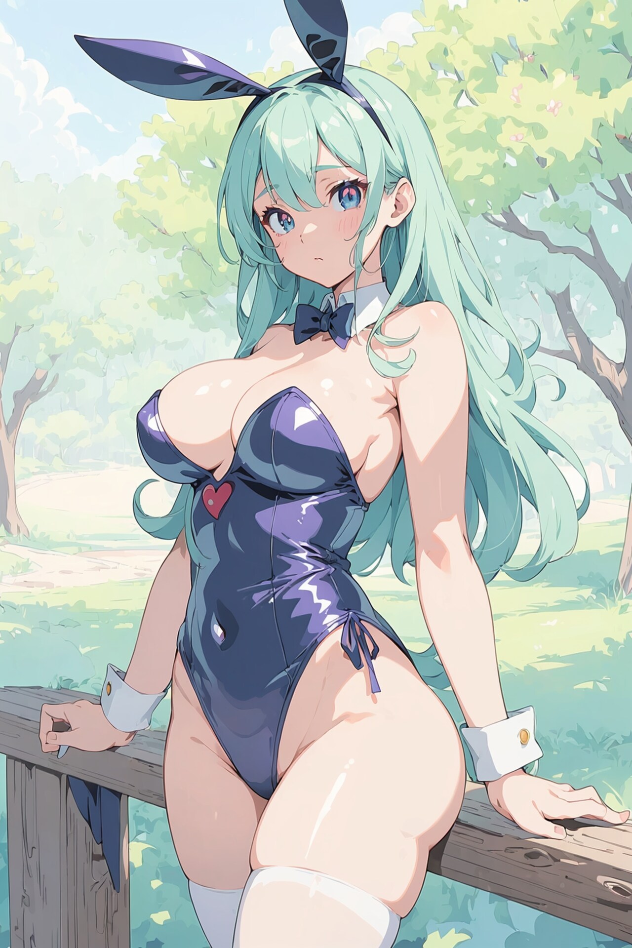 野生のバニーガールが現れた！