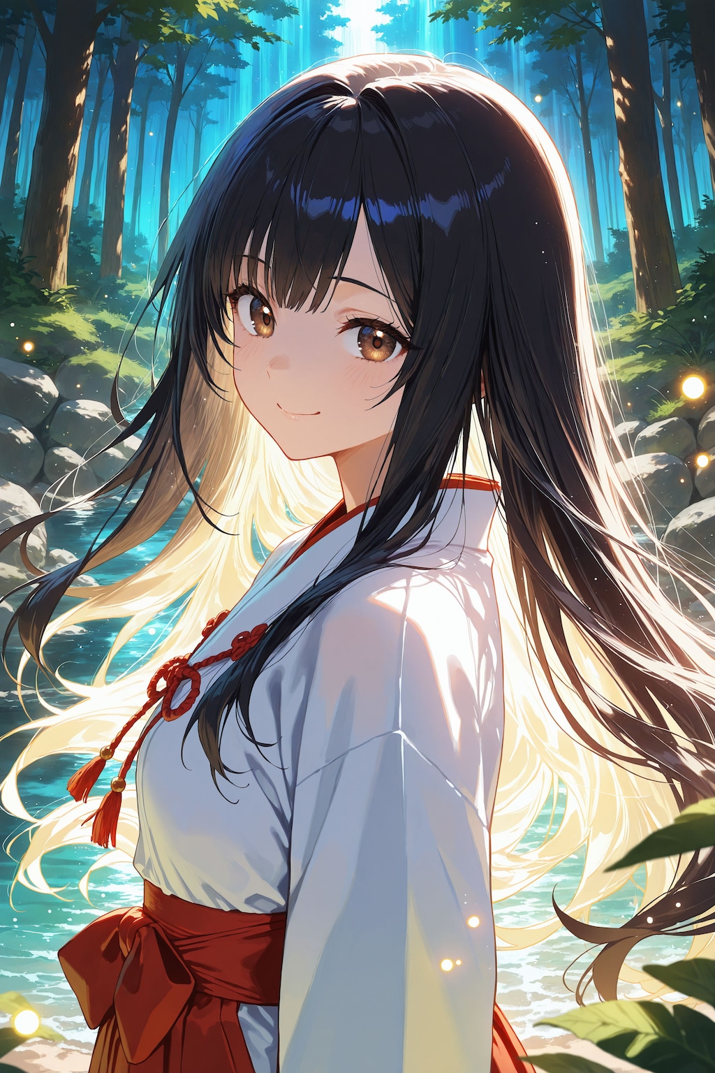 異世界神社の巫女さん（神楽さん）