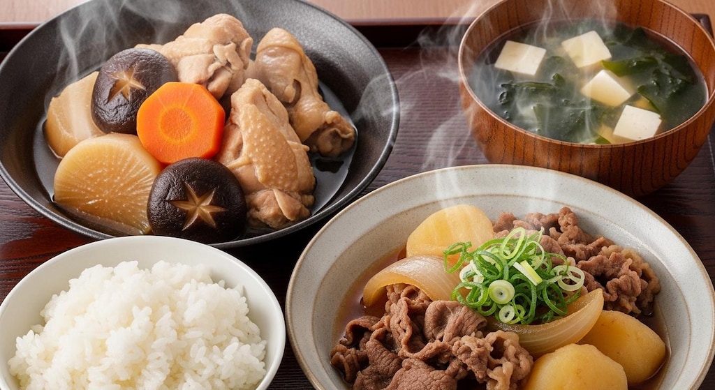 摩訶不思議食堂の煮物定食