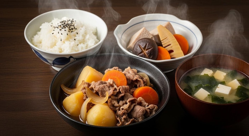 摩訶不思議食堂の煮物定食