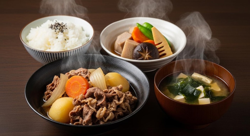 摩訶不思議食堂の煮物定食