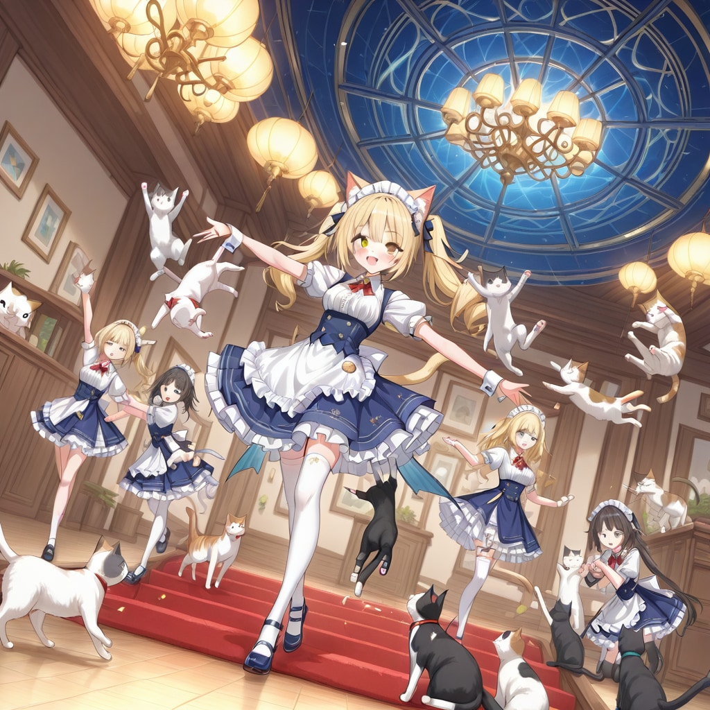 猫と踊る2 | の人気AIイラスト・グラビア