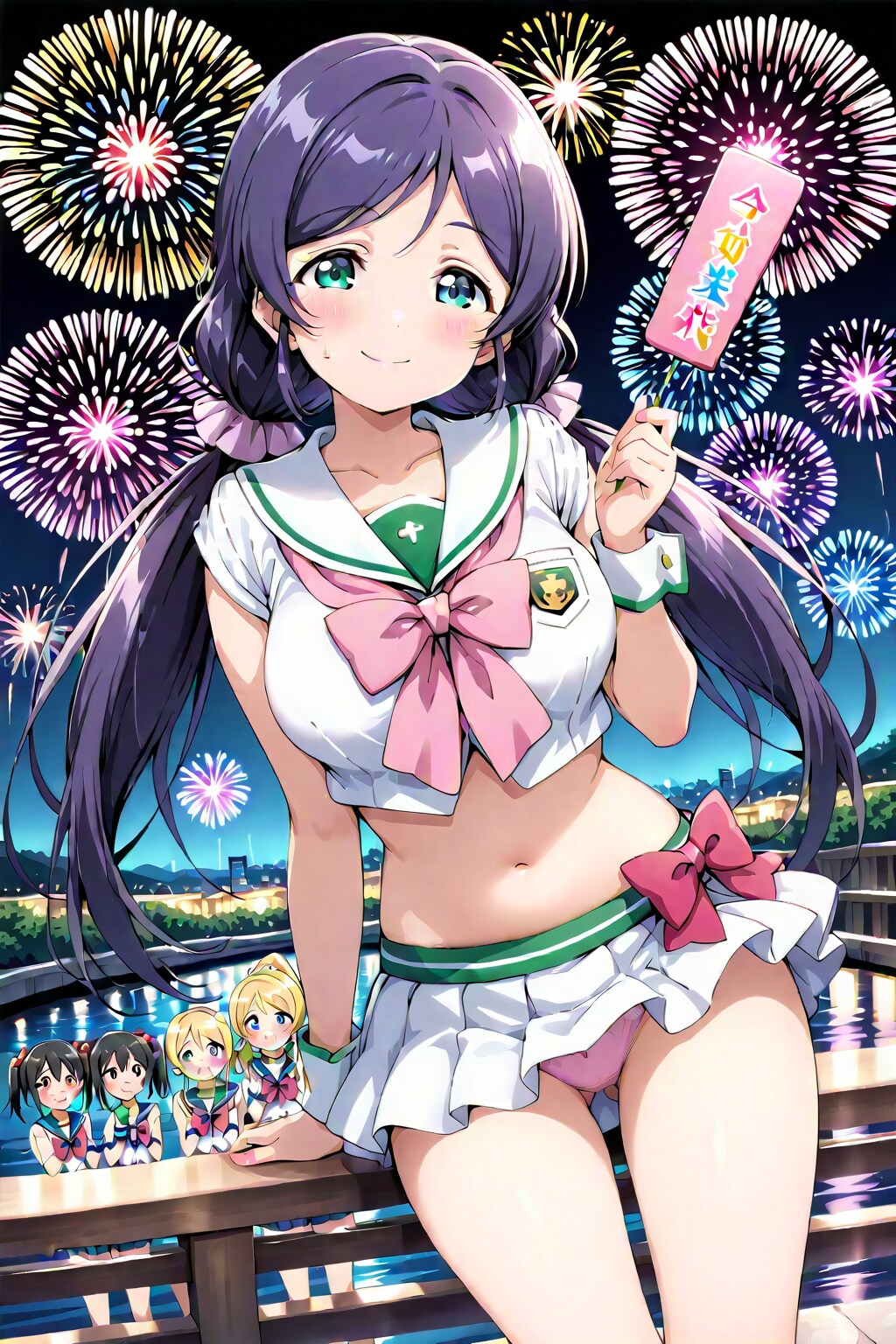花火大会③　μ's（のんたんセーラー服）