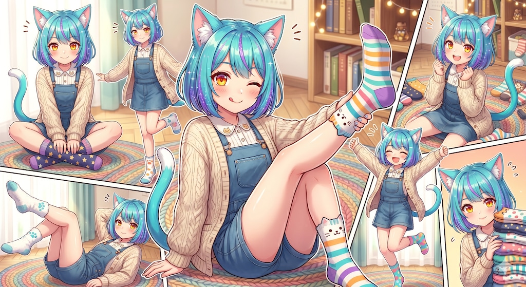 ミケちゃん靴下コレクション