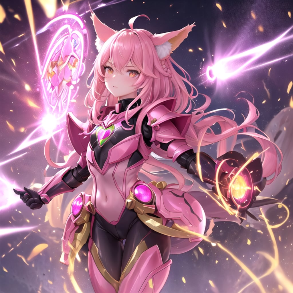 パワードスーツ狐娘