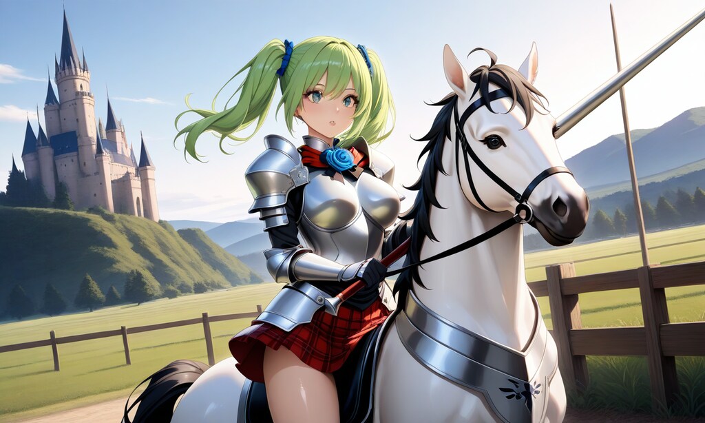 白馬の姫騎士あおいちゃん