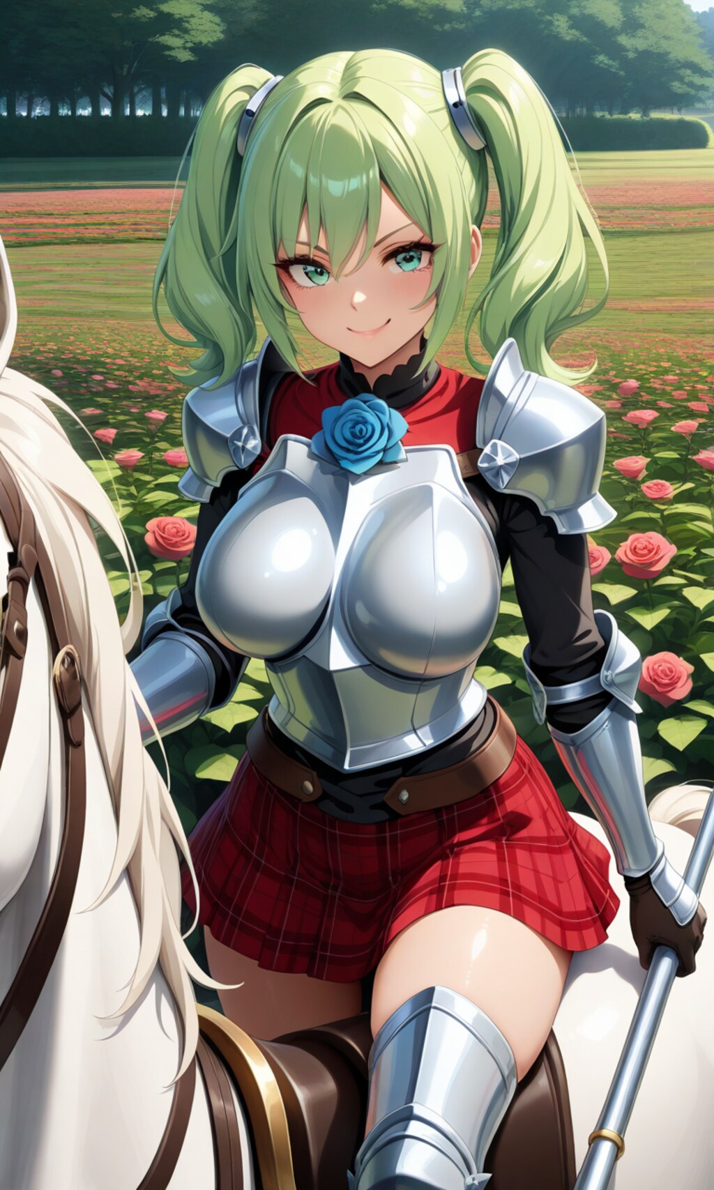 白馬の姫騎士あおいちゃん