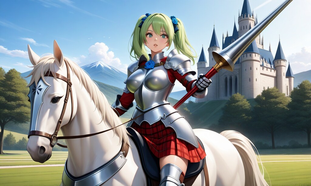 白馬の姫騎士あおいちゃん