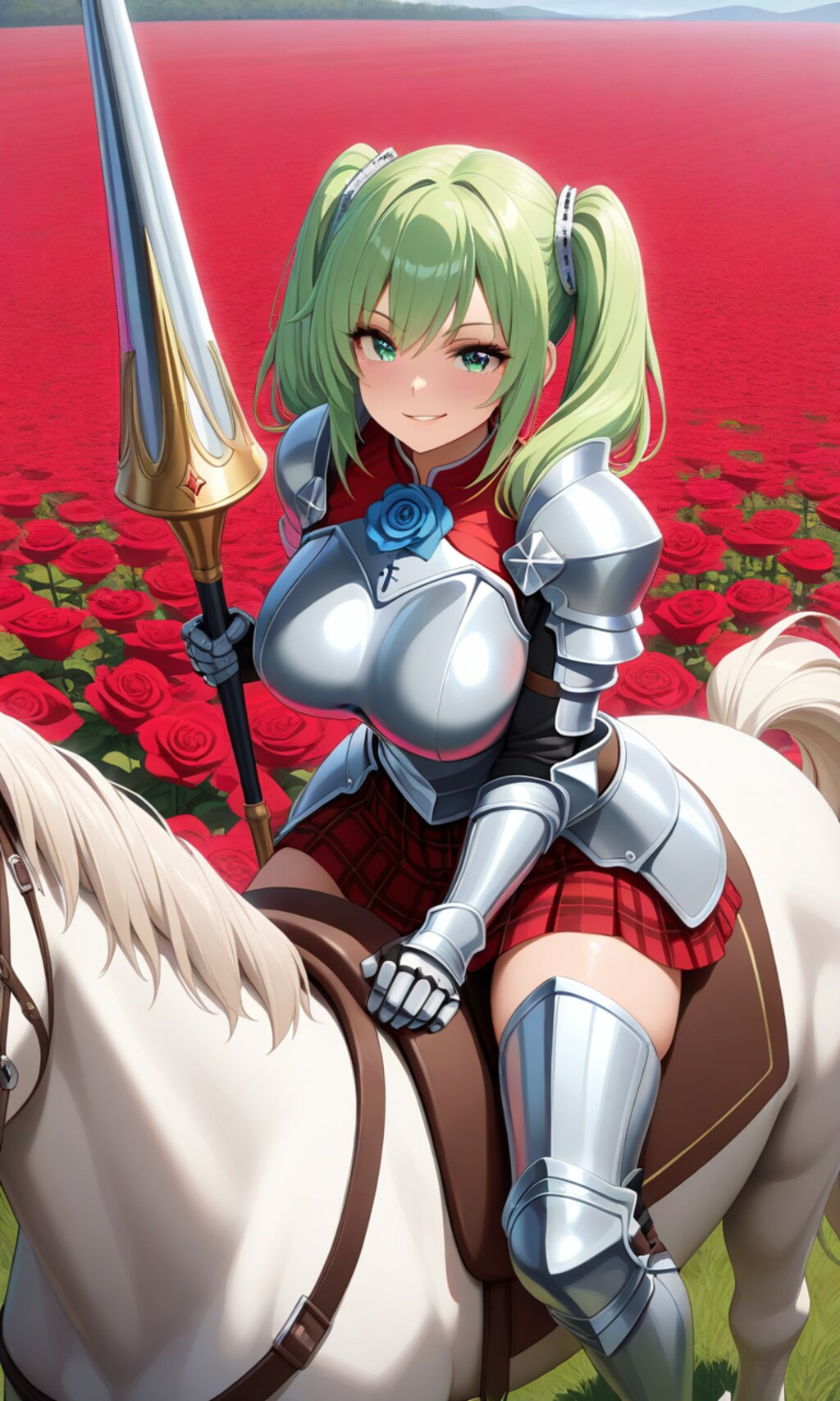 白馬の姫騎士あおいちゃん