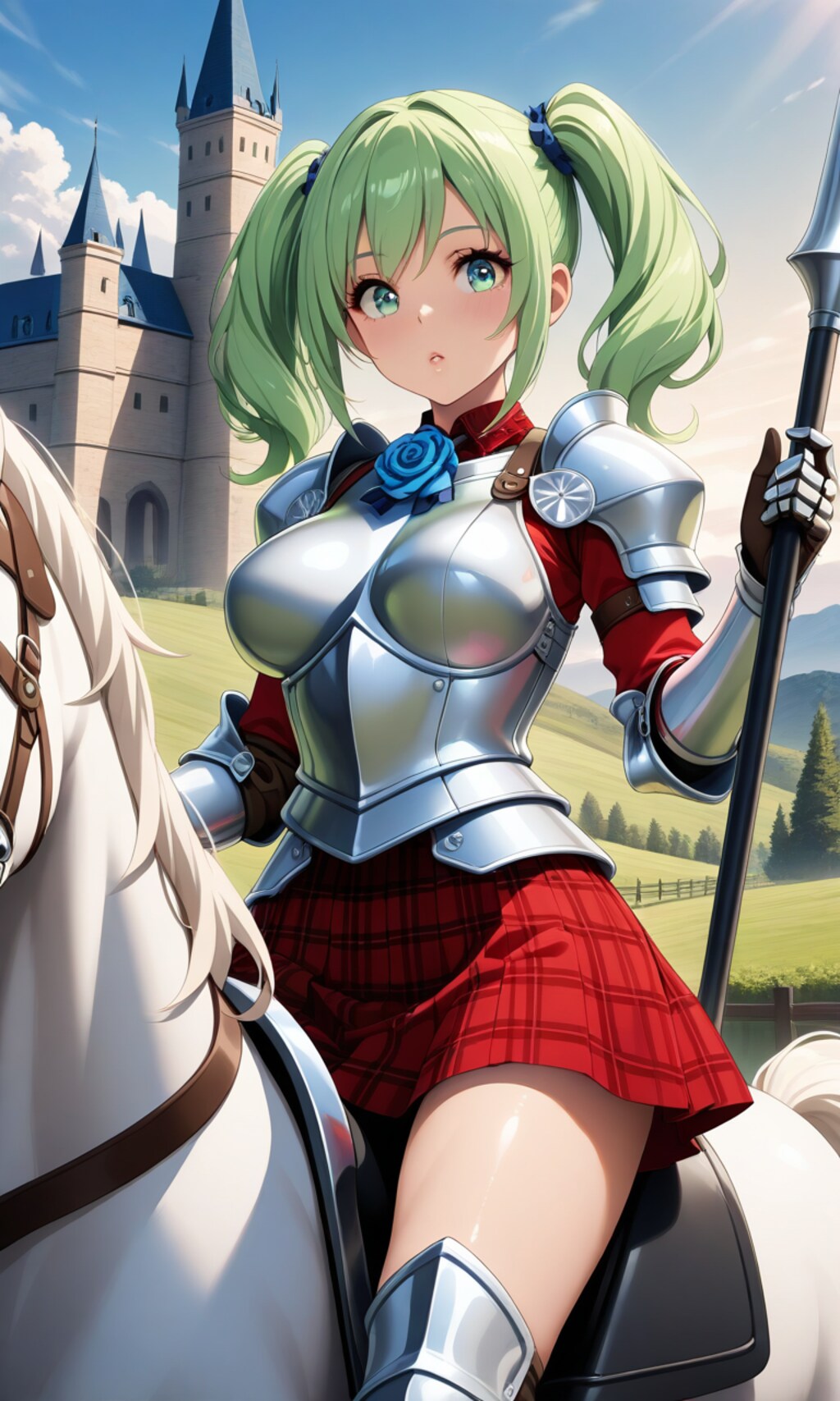 白馬の姫騎士あおいちゃん